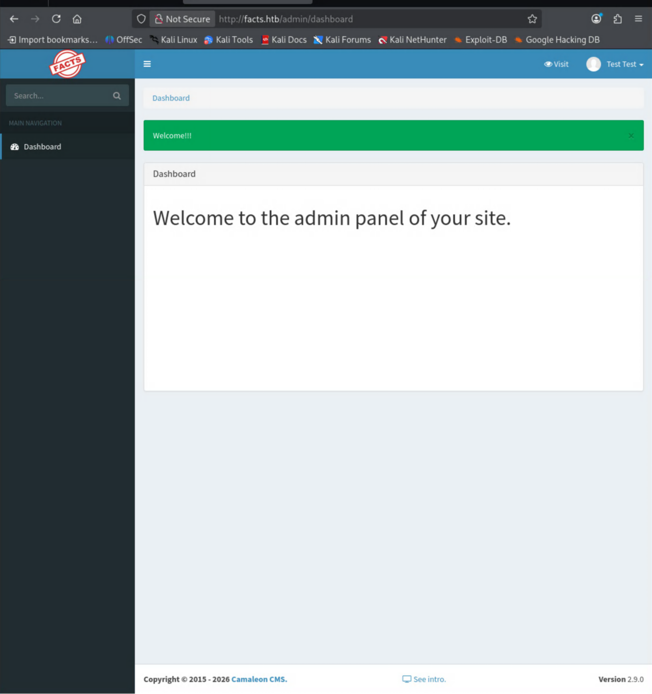 Camaleon CMS 2.9.0 admin